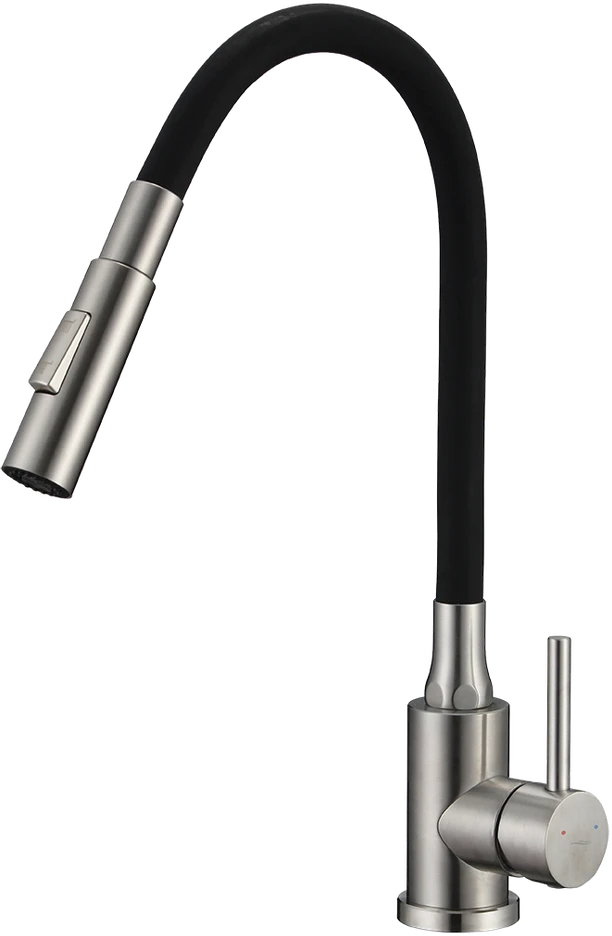 Virtuvinis maišytuvas Kuchinox VELIA, B52_762A, Brushed steel/Juodas