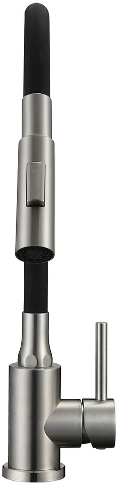 Virtuvinis maišytuvas Kuchinox VELIA, B52_762A, Brushed steel/Juodas