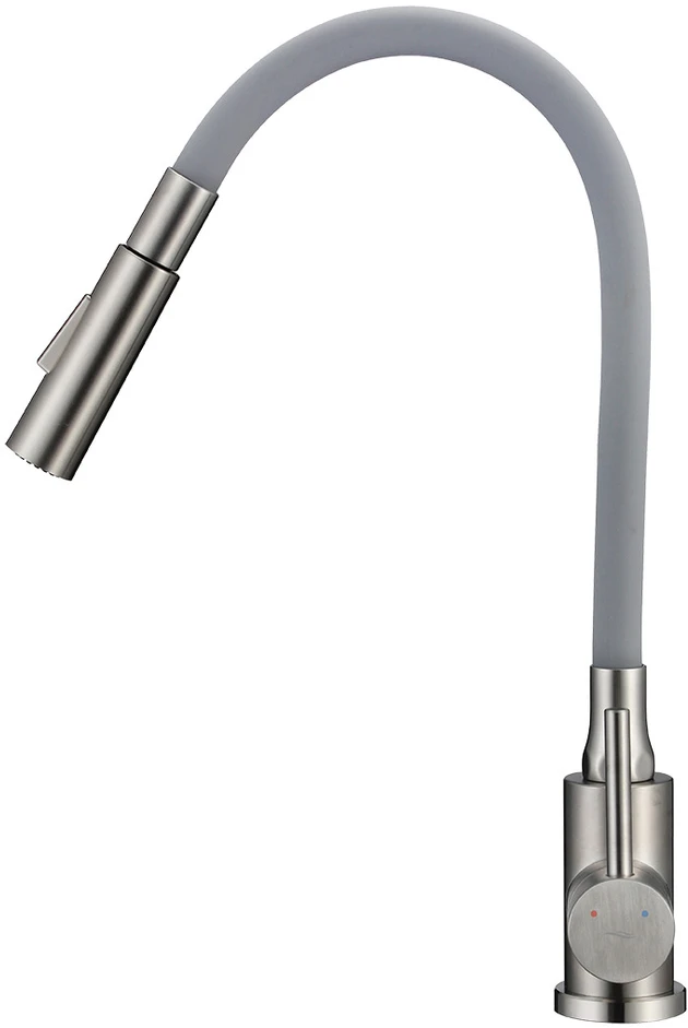 Virtuvinis maišytuvas Kuchinox VELIA, B52_962A, Brushed steel/Pilkas