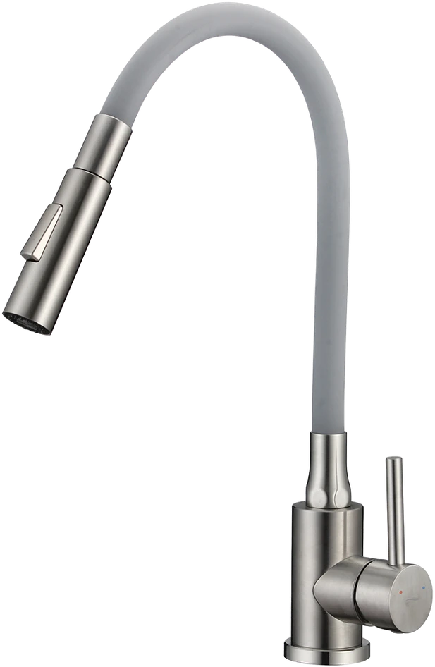Virtuvinis maišytuvas Kuchinox VELIA, B52_962A, Brushed steel/Pilkas
