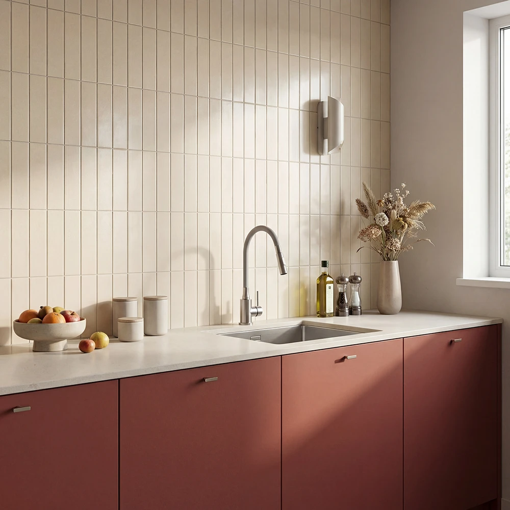 Virtuvinis maišytuvas Kuchinox VELIA, B52_962A, Brushed steel/Pilkas