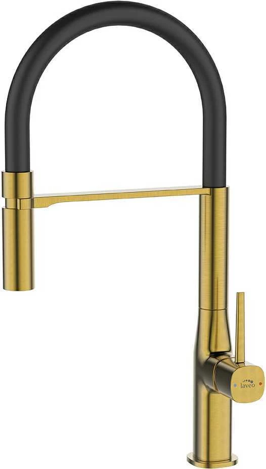 Virtuvinis maišytuvas Laveo Pola, Brushed Gold