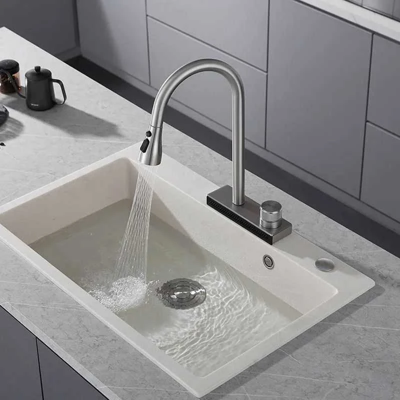 Virtuvinis maišytuvas REA Conor, Brushed Nickel