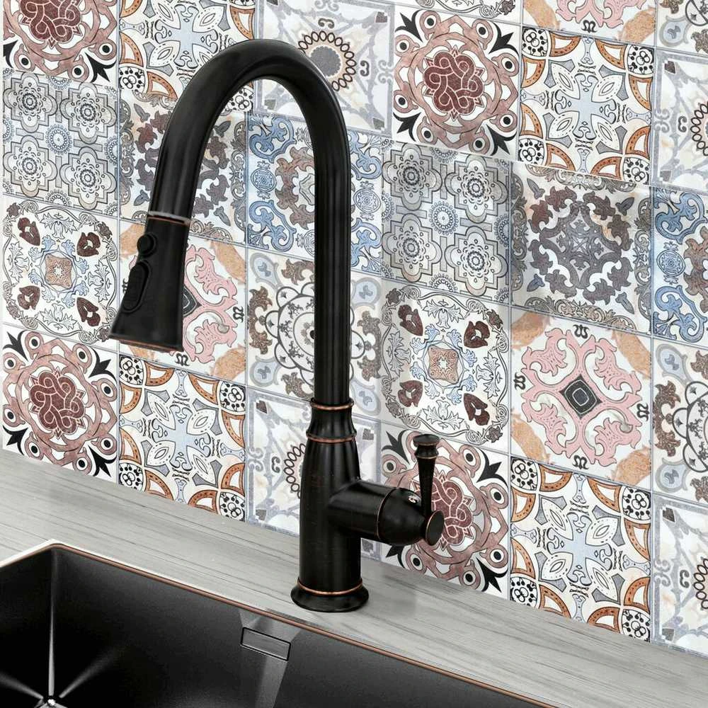 Virtuvinis maišytuvas REA Deco High, Juodas