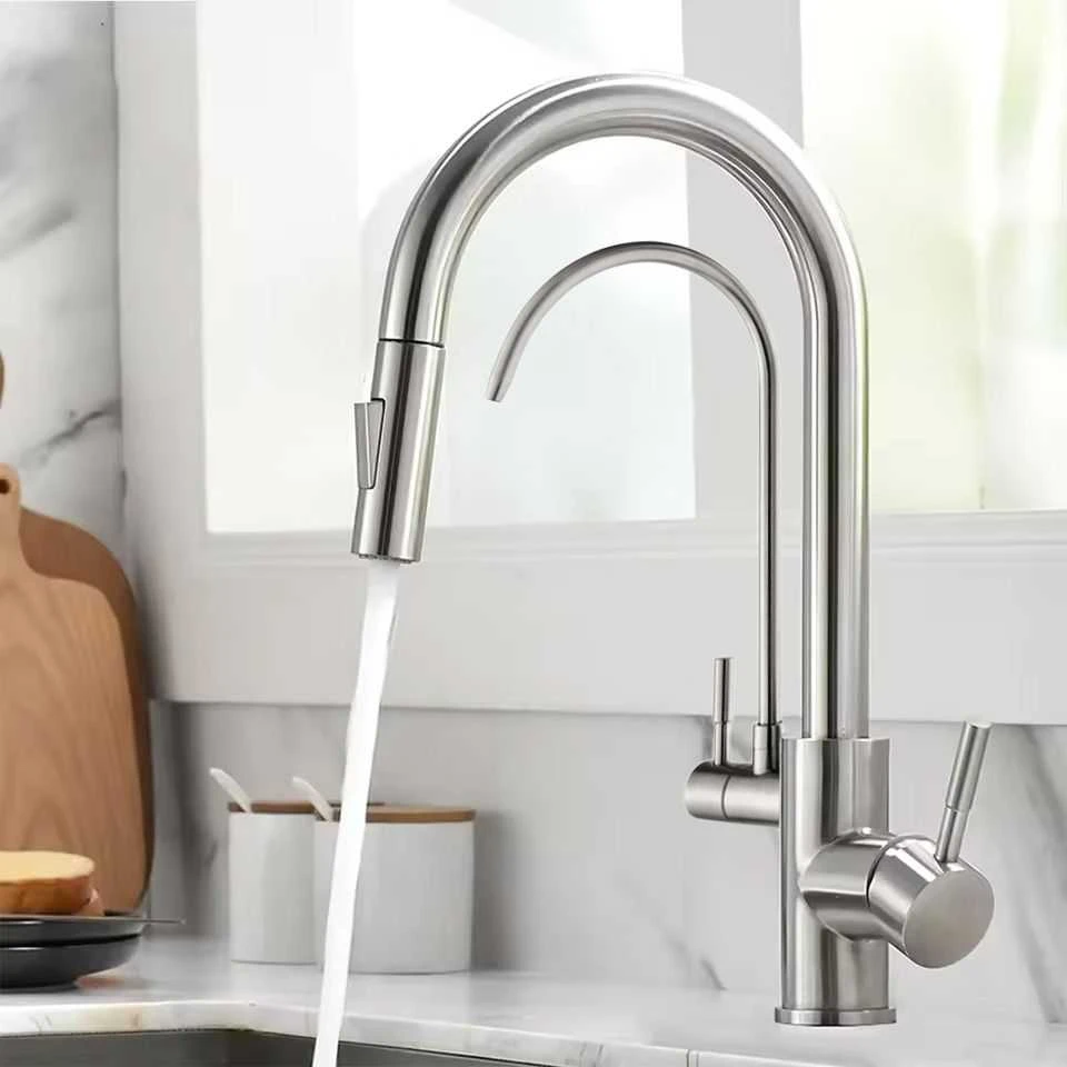 Virtuvinis maišytuvas Rea Eco Fresh, Brushed Nickel