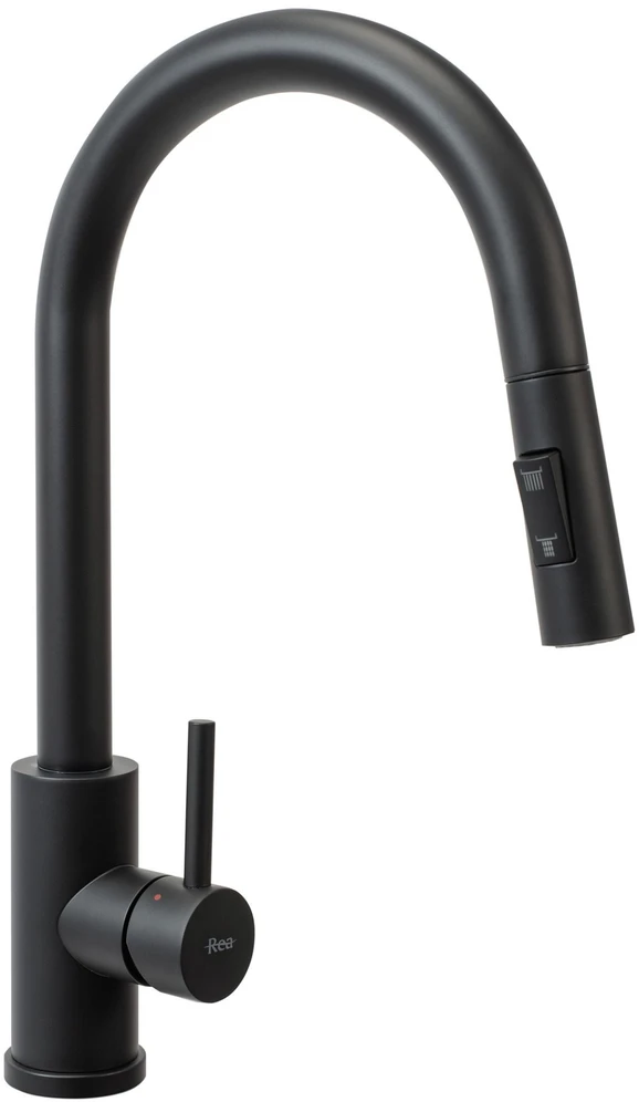 Virtuvinis maišytuvas Rea Fresh Touch, Juodas matt