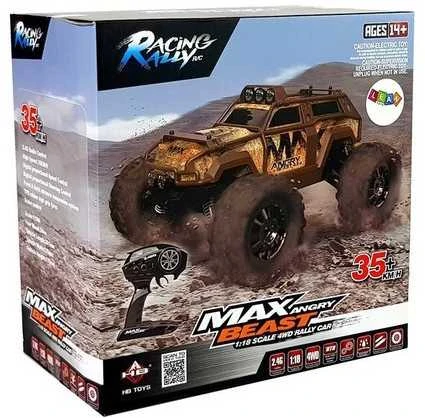 Visureigis su nuotolinio valdymo pultu, 1:18, rudas