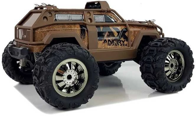 Visureigis su nuotolinio valdymo pultu, 1:18, rudas