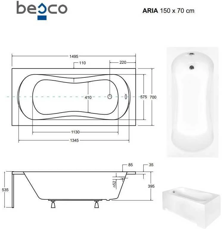 Vonia Besco Aria, 150 x 70 cm
