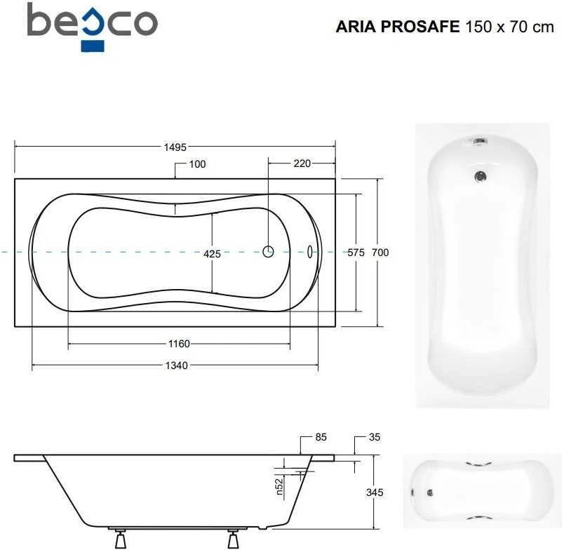 Vonia Besco Aria ProSafe, 150 x 70 cm