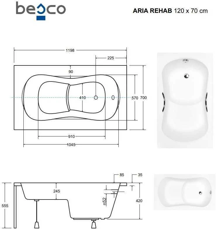 Vonia Besco Aria Rehab, 120 x 70 cm
