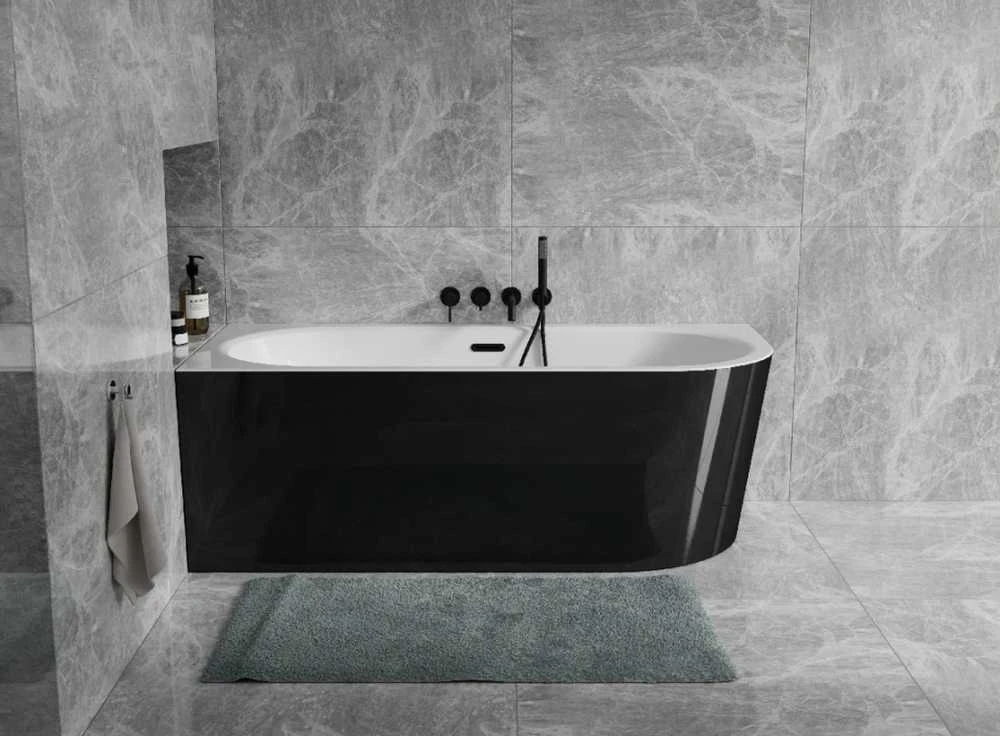 Vonia Besco Avita A-line B&W 170, kairinė, su Klik-klak Gold su persipylimu slim