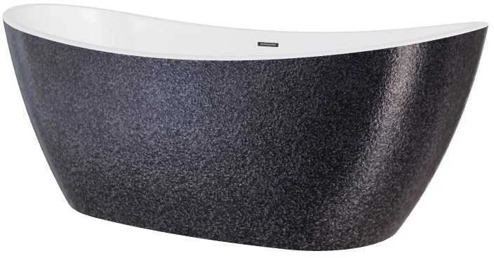 Vonia Besco Ayla Glam Graphite, 170 x 80 cm, su grafito spalvos dangteliais