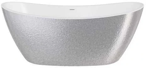 Vonia Besco Ayla Glam Sidabrinis, 170 x 80 cm, su auksiniais dangteliais