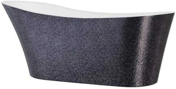 Vonia Besco Calima Glam Graphite, 170 x 74 cm, su grafito dangteliais