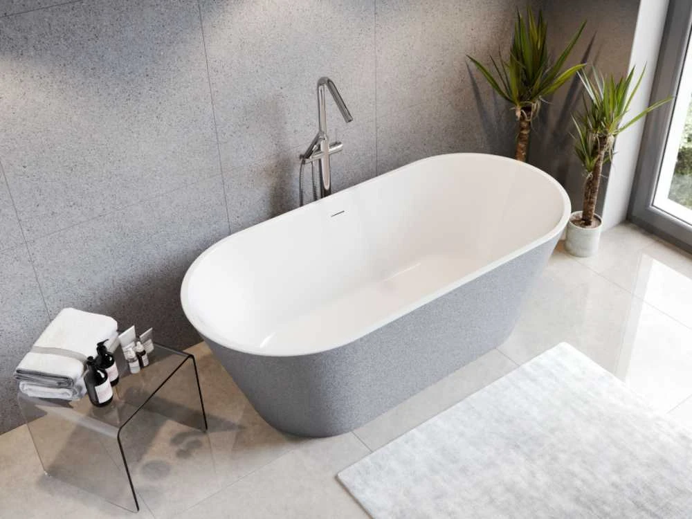 Vonia Besco Deeva Glam Sidabrinis, 170 x 80 cm, su baltu dangteliu