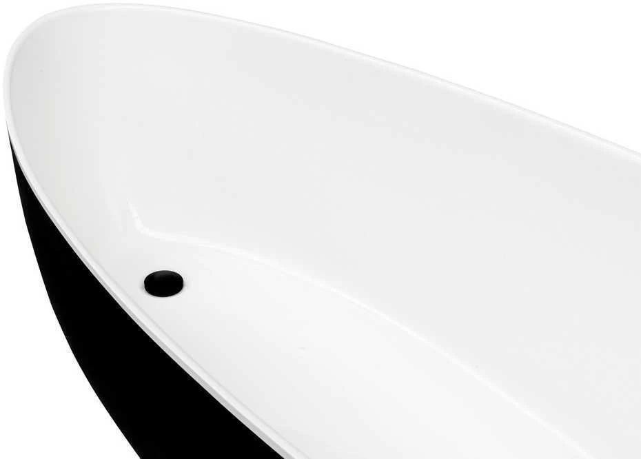 Vonia Besco Goya Juodas&Baltas 170, su Klik-klak Chrome