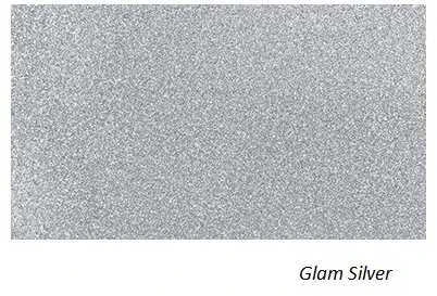 Vonia Besco Keya Glam Sidabrinis, 165 x 70 cm, su Klik-klak Chrome