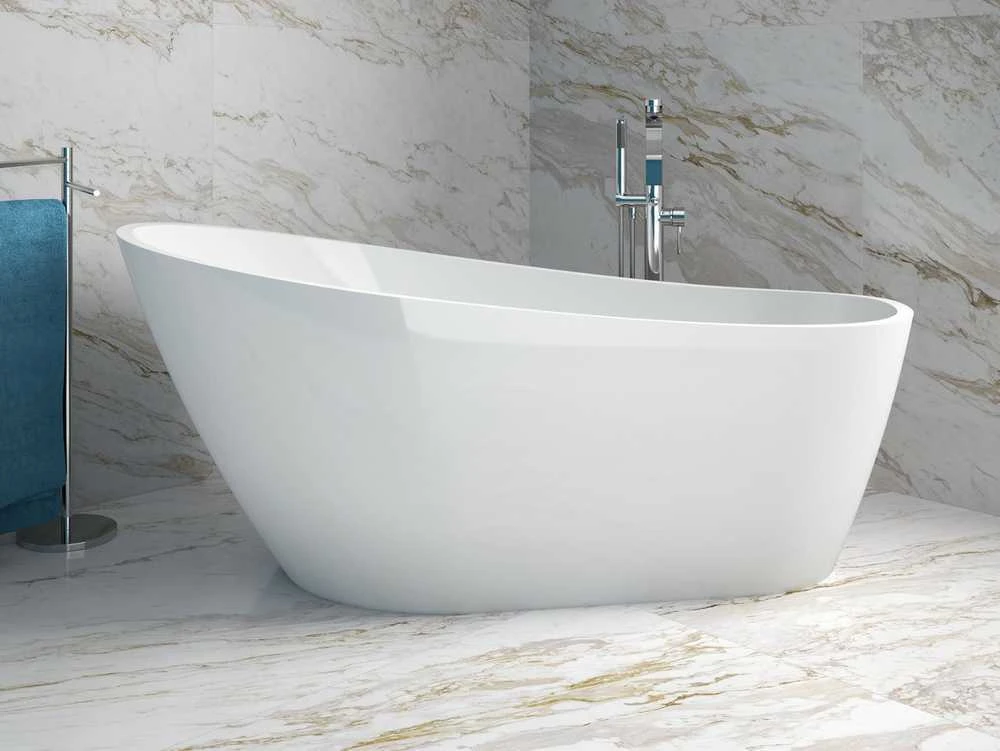 Vonia Besco Melody, 150 x 80 cm, su chrome sifonu