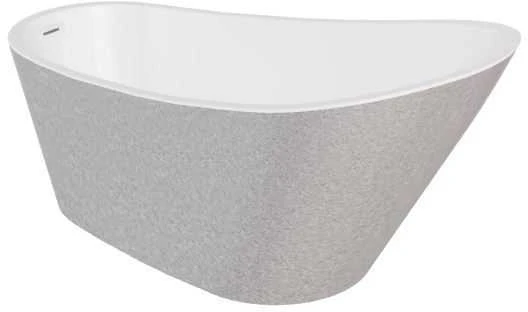 Vonia Besco Melody Glam Sidabrinis, 150 x 80 cm, su baltais dangteliais