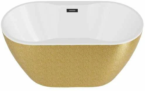 Vonia Besco Navia Glam Gold, 140 x 75 cm, su juodais dangteliais
