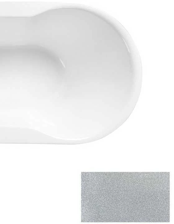 Vonia Besco Navia Glam Sidabrinis, 150 x 80 cm, su auksiniais dangteliais