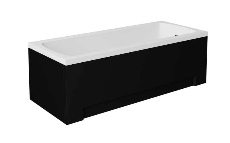 Vonia Besco Optima, 150 x 70 cm, su juoda apdaila