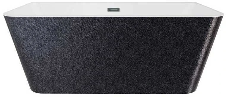 Vonia Besco Varya Glam Graphite, 150 x 75 cm, su grafito spalvos dangteliais