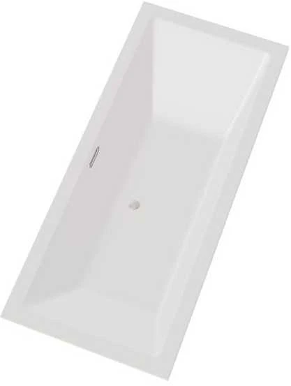 Vonia Besco Vera, 170 x 75 cm, be apdailos, su sifonu su persipylimu slim chrome