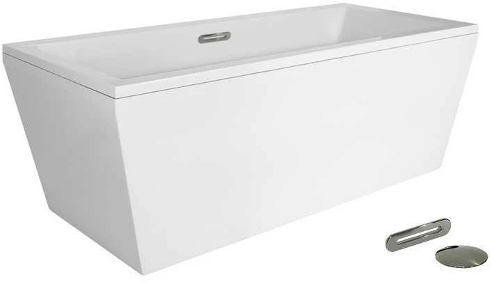 Vonia Besco Vera, 170 x 75 cm, su sifonu su persipylimu slim grafito