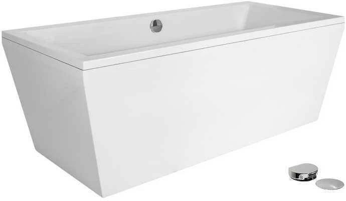 Vonia Besco Vera, 170 x 75 cm, su sifonu su pripildymu chrome