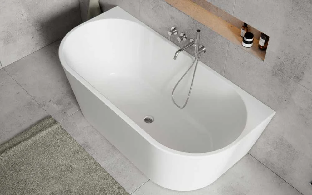Vonia Besco Vica New 150, su Klik-klak Chrome valomu iš viršaus