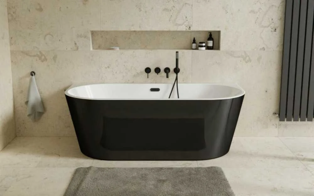 Vonia Besco Vica New B&W 150, su Klik-klak Graphite su persipylimu slim