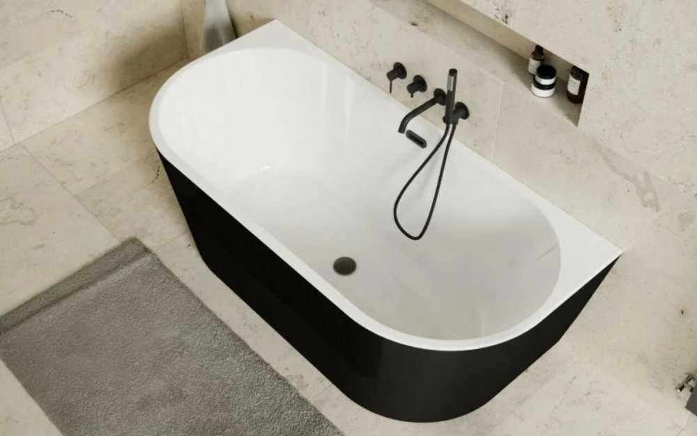 Vonia Besco Vica New B&W 170, su Klik-klak Juodas su persipylimu slim