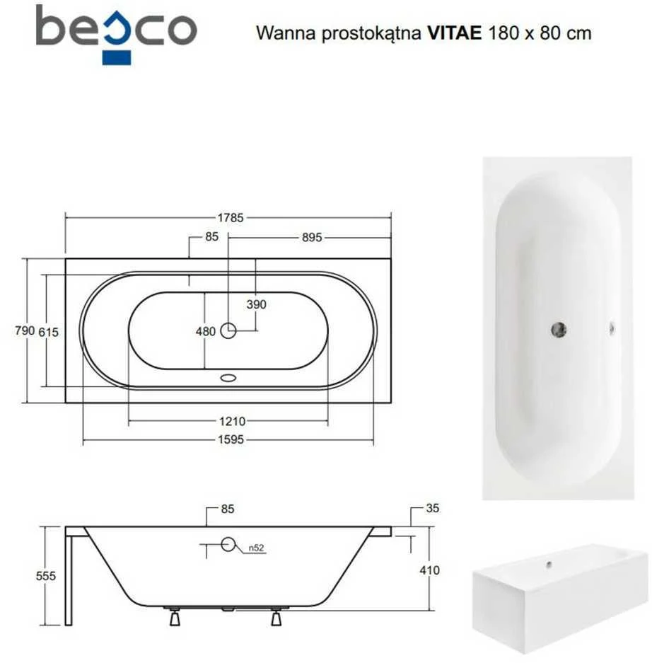 Vonia Besco Vitae, 180 x 80 cm