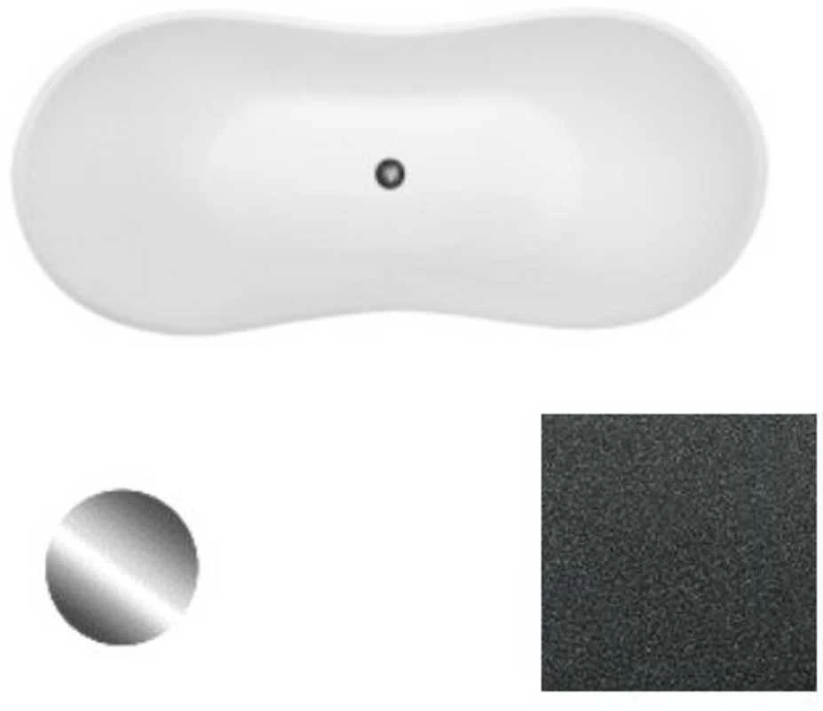 Vonia Besco Viya Glam 160 Graphite, su Klik-klak Chrome