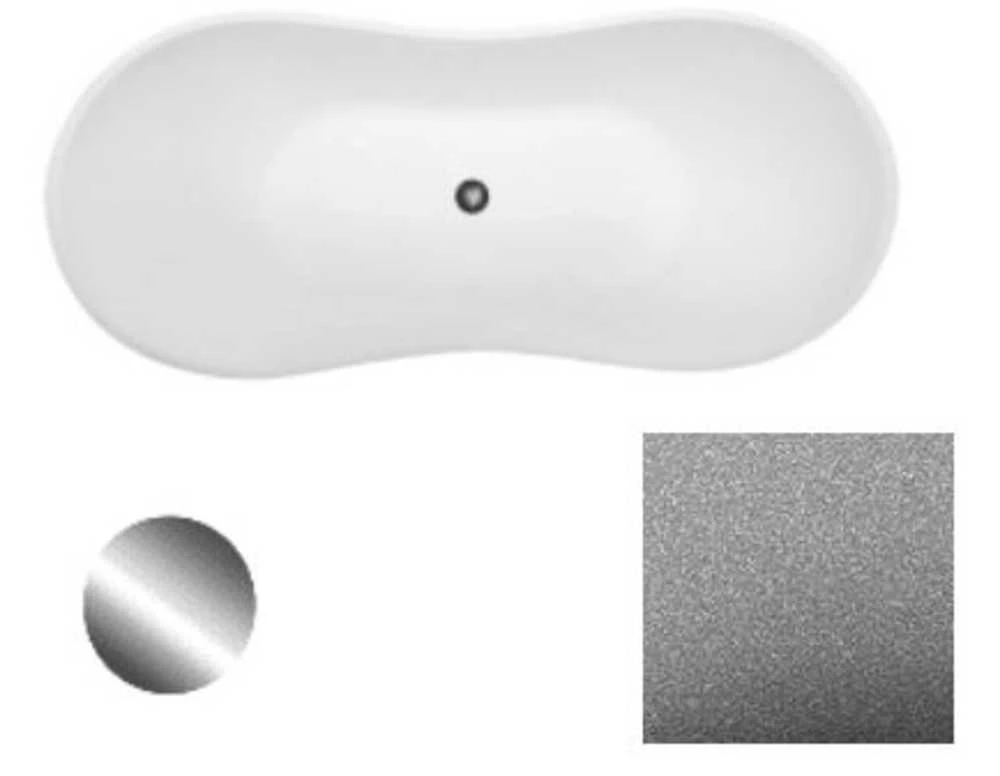 Vonia Besco Viya Glam 160 Sidabrinis, su Klik-klak Chrome