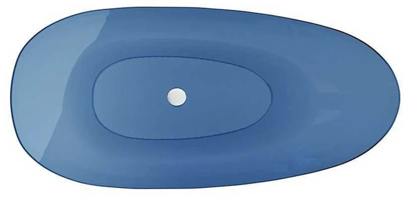Vonia Besco Xara Mėlyna Wave, 160 x 75 cm, su baltu dangteliu