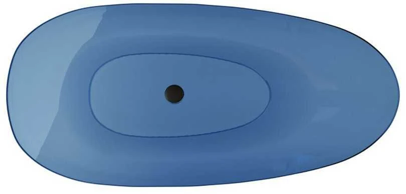 Vonia Besco Xara Mėlyna Wave, 160 x 75 cm, su juodu dangteliu