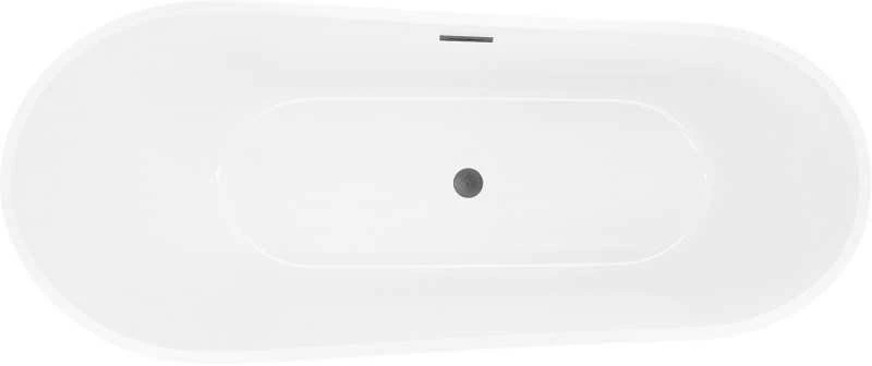 Vonia Mexen Dora, 150 x 75 cm, Baltas + Brushed gun pilka persipylimas