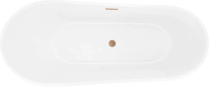Vonia Mexen Dora, 160 x 75 cm, Baltas + Brushed copper persipylimas