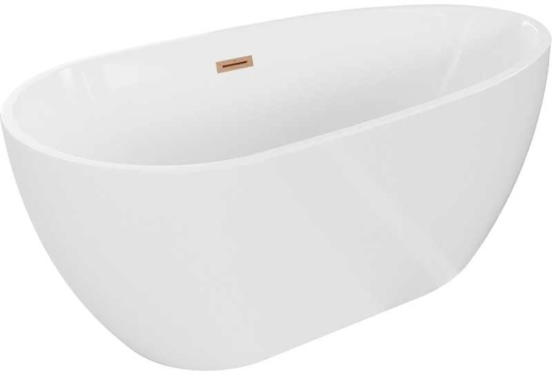 Vonia Mexen Eos, 150 x 75 cm, Baltas + Brushed copper persipylimas