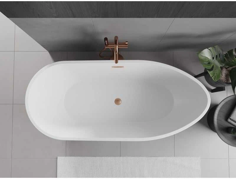 Vonia Mexen Eos, 150 x 75 cm, Baltas + Brushed copper persipylimas