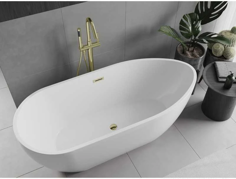 Vonia Mexen Eos, 150 x 75 cm, Baltas + Gold persipylimas
