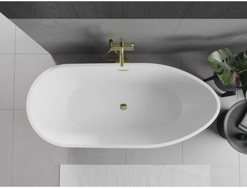 Vonia Mexen Eos, 170 x 75 cm, Baltas/Juodas + Gold persipylimas