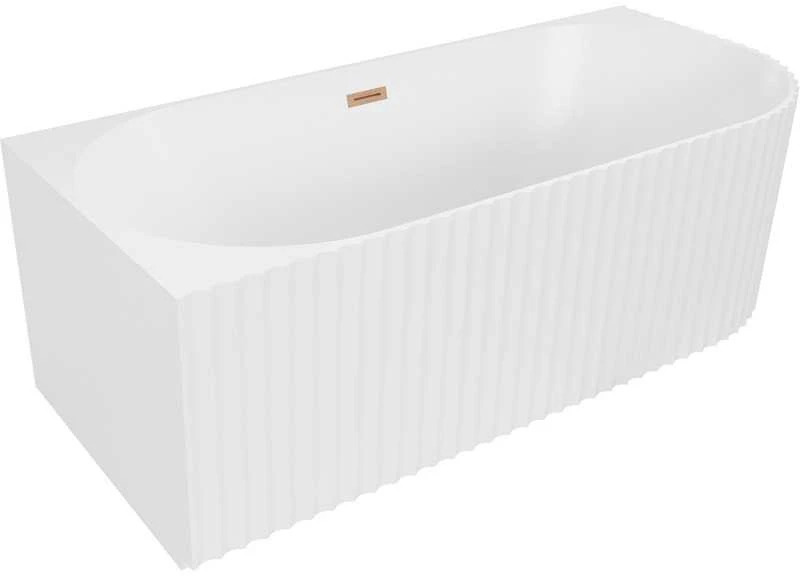 Vonia Mexen Gia, kairinė, 150 x 75 cm, Baltas matt + Brushed copper persipylimas