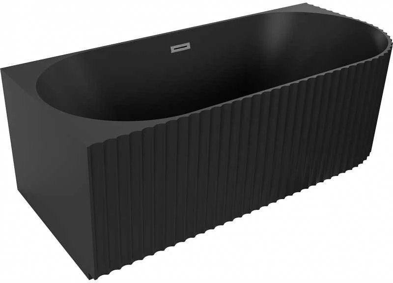 Vonia Mexen Gia, kairinė, 150 x 75 cm, Juodas matt + Brushed gun pilka persipylimas
