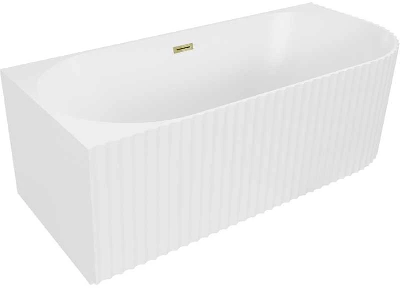 Vonia Mexen Gia, kairinė, 170 x 80 cm, Baltas matt + Gold persipylimas