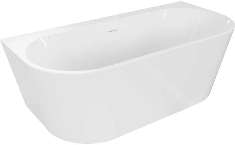 Vonia Mexen Oval+, 170 x 80 cm, Baltas + Baltas persipylimas