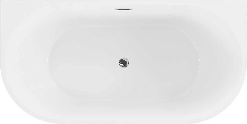 Vonia Mexen Oval, 170x80 cm, Baltas+Chrome